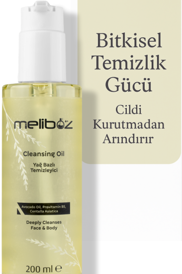Yüz Yıkama Yağı | Doğal İçeriklerle Nazik Temizlik | Meliboz